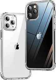ONES iPhone 11 Pro HD Clear Slim Hard Case [Shockproof] [Camera & Screen Protect] [Anti Yellow] Air Cushion, PC + TPU Bumper Hybrid Protective Transparent Ultra-Thin Cover for Apple 5.8 inch