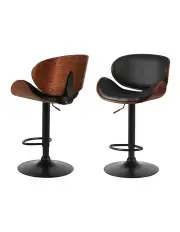 [Artiss] 4x Bar Stools in Black