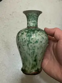 在飛比找樂天市場購物網優惠-花瓶 窯變釉花瓶，喜歡可以直接拍，直徑8厘米，高15.5厘