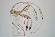2 X Double earhook Headset Mic Headworn Microphone for Sennheiser Wireless *NEW*