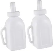 [SEWOART] Small Drinking Bottle for Livestock Calf Feeder Lamb Feeding Bottles Goat Milk Bottle Easy to Clean for Newborn Animals