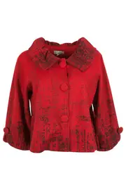 Regency Wool Blend Cropped Jacket--GIT-G2W4173