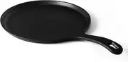 CHFL911 Seasoned Cast Iron 10 1/2 Inch Round Griddle