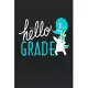 Hello 2nd Grade: Unicorn School primary composition notebook for kids Wide Ruled copy book for elementary kids school supplies student