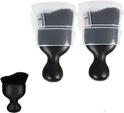 LALOCAPEYO Car Interior Cleaning Soft Brushes， Car Interior Beauty Brush，Car Interior Dusting Brush，Suitable for Cleaning Car Interior or Exterior，Air Conditioning Vents， Leather，Computers (black)