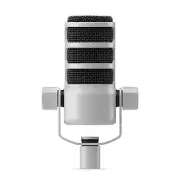RODE PodMic Broadcast-Grade Dynamic Microphone for Podcast Application, White