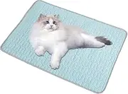 Rstigiker Dog Cooling Mat Self-Cooling Mat for Pets Cooling Fiber Material Ultra Breathable Washable & Portable Summer Pet Soft Pad for Indoor or Outdoor Non-Slip&Foldable (XL)