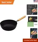 9.4" Takumi Iron Frying Pan - Textured for Flavor & Induction Friendly Cooking
