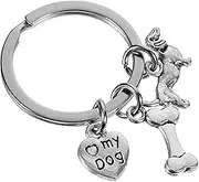Pet Dog Keychain Hanging Pendant Fashionable Design Keyring for Bag Decoration present for Birthdays Anniversaries and Special Occasions