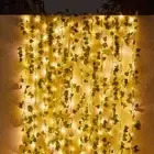 2/10M Fairy String Lights 20/100LED Outdoor Leaf Garden Christmas Party Decor