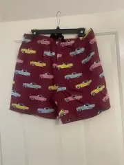 Peter Alexander Mens Pyjama Shorts Cars Large