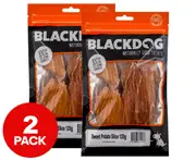 2 x Blackdog Sweet Potato Slice Natural Dog Treats 120g