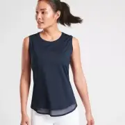 ATHLETA Cadence Tank Top Navy Blue XS NEW