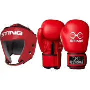 NEW Sting Competition Aiba Red Sparring Kit