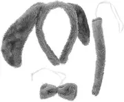 [BIUDECO] 1 Set Dog Headband Animal Headband Costume Puppy Props Dog Costume Props Animal Costume Cosplay Prop Puppy Headband Animal Tail Props Puppy Hairband Party Headband Cosplay Costume