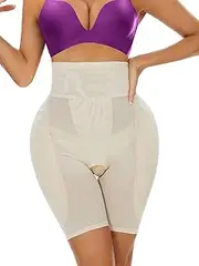 [Clevvets] Butt Lifting Shapewear Women Slimming Body Shaper Panties Womens Butt Lifter Pad Panty for Under Dresses