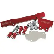 Aeroflow Rotary Fuel Rail Kit Series 6 7 & 8. Mazda Rx7 Red Gen 2 - AF64-2204R