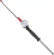 Kisangel Tire Pressure Gauge Inflator Nozzle for Car Tyres Air Tire Inflator Pressure Gauge Lightweight Portable