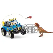 36pc Schleich Off-Road Vehicle w/ Dino Outpost Figure Kids Toy Play Set 5-12y