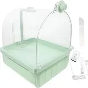 Levemolo Automatic Bird Bathing Tub Bird House Small Bird Cage Large Indoor Bowl Cockatiel Bird Supplies Bird Nest for Cage Cockatiel Bath Bird Bird Tub