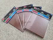Make-It Blocks 5''x5'' Base Plate Lot of 4 BROWN - Compatible W/Lego Base Plates