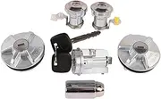 MAX COOL Ignition Door & Wheel Lock Cylinder Set Suitable for Landcruiser GRJ79 6900560C10