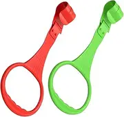 COOPHYA Ergonomic Baby Pull up Rings 2pcs for Playpen Walking Assistance Handles Safe Learning Toys
