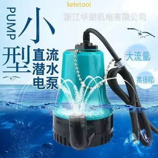 【免運】抽水機 沉水馬達 沉水泵 直流潛水泵 12V 24電瓶車電動車抽水機 家用微型直流潛水電泵12V24V電瓶水泵太陽能魚缸