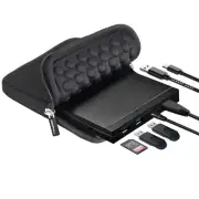 ROOFULL External CD Drive USB 3.0 & USB-C with SD Card Reader & USB Ports Hub...