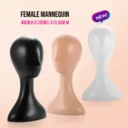 Female Mannequin Wig Hair Hat Scarf Manikin Head Model Plastic Display Stand NEW