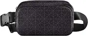[GuoChe] Stylish Waist Bag Fanny Pack Women Men Adults Happy Halloween Spiderwebs Black Multipurpose Crossbody Passport Bag with Adjustable Strap for Cycling Hiking Gym, Happy Halloween34, 8" x 5.3" x 2.3",