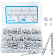 620Pcs Pop Rivets Assortment Kit, 14 Sizes 304 Steel Pop Rivet Washer