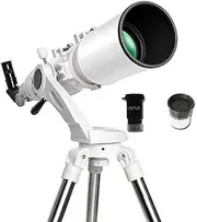 102mm Large Space Astronomical Telescope for Professionals, Children's Refractor BeginnersMonocular Kids' Xmas Gift Outside Spotti