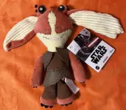 Star Wars Gungan Plush Jar Jar Binks Galaxy’s Edge Trading Outpost w/ Sound New!