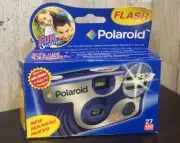 Polaroid Fun Shooter Disposable 27-Exposure Flash Camera NEW Travel Camera Fun