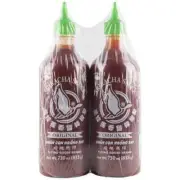 NEW Flying Goose Sriracha Hot Chili Sauce 2 x 730mL (835g) Spicy Chilli Sauce!