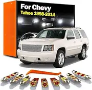 LED Interior Light Kit, For Chevrolet Chevy Tahoe 1998-2010 2011 2012 2013 2014 Map Dome Trunk Lamp Car Accessories