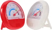 Ciieeo 2 Pcs Refrigerator Temperature Gauge Practical Thermometer for Fridge Portable Temperature Measuring Tool Smooth Design with Lightweight Construction Indoor Outdoor Use