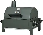 Outsunny Charcoal BBQ Grill with 235 sq.in. Cooking Area, Tabletop Outdoor Barbecue with Ash Catcher and Built-in Thermometer for Patio, Backyard, Camping, Picnic, Dark Green