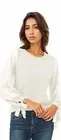 Cece White Tie Sleeve Blouse - Small - Women's Tops