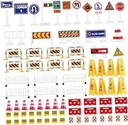 CVUTOVO Traffic Signs Set for Realistic Road Signal Models for Learning Traffic Knowledge Road Signs for Pretend Play Educational Fun
