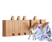 Piano Wall Coat Rack - Hat Hook Hanger, Wall Mount Coat Rack | Powerful Load-Bearing Natural Wood Entryway Wall Art Hook for Bags Hats Umbrellas, Clothes Organizer Hanger