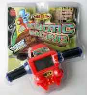 VINTAGE 90'S ULTIMATE TRAIL ROBOTIC RACING LCD HANDHELD ELECTRONIC GAME NEW !