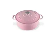 Chasseur Enamelled Cast Iron Round French Oven /4L 27.5X27.5X15.5cm Pink - Cherry Blossom