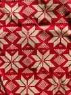 NWT HANNA ANDERSSON RED SCANDI SNOWFLAKE CHRISTMAS SLEEPER PAJAMAS 90 3 3T