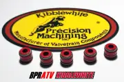 Yamaha WR450F WR 450F 03-15 Kibblewhite RED Viton Valve Stem Seals Seal Set of 5