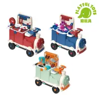 在飛比找momo購物網優惠-【Playful Toys 頑玩具】3IN1滑行火車家家酒(