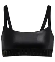 [Adam Selman Sport] Adam Selman Sport Logo sports bra AU 8 black