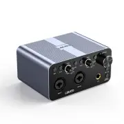 LEKATO USB Audio Interface For Recording Songwriting Streaming Podcasting Hi-Fi