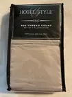 Hotel Style Pillowcases KING 600 Thread Count, Grey Pumice, Set of 2 100% Cotton